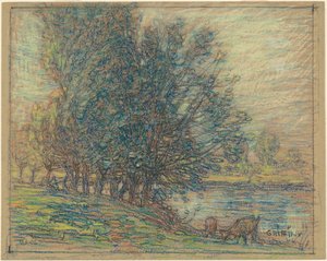 Willows, Longpre, Frankrike av Walter Griffin