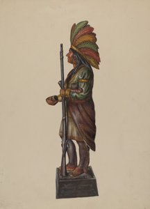 Cigarraffär Indian, ca. 1936.