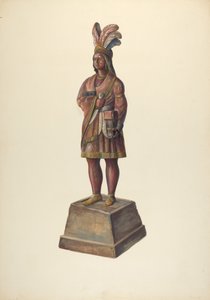 Cigarraffär Indian, ca. 1937.