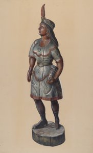Cigarraffär Indian, ca. 1937.