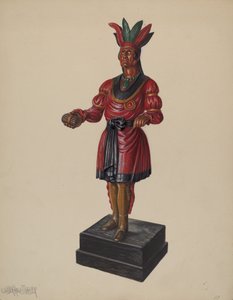 Cigarraffär Indian, ca. 1937.