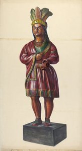 Cigarraffär Indian, ca. 1937.