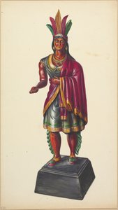 Cigarraffär Indian, ca. 1937.