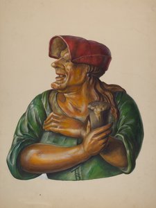 Krogfigur, ca. 1937. av Walter Hochstrasser