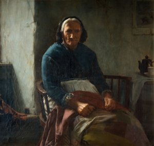 En gammal kornisk kvinna, 1882-1900.