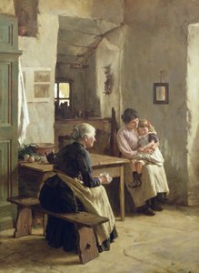 Moderskärlek av Walter Langley