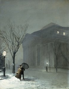 Albany i snön