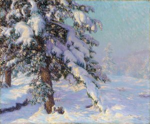 Snow-Laden (olja på duk)