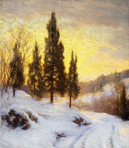 Vintersolnedgång