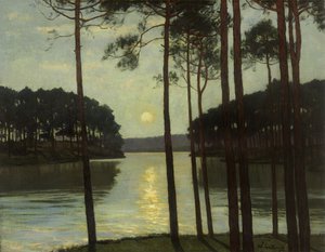 Kvällsstämning vid Schlachtensee