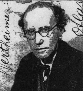 Oskar (Oscar) von Wertheimer, ungersk författare (f. Wien 1892- d.1944) (svartvitt foto)