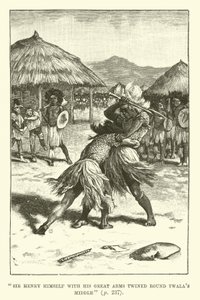 Illustration för King Solomons Mines av H Rider Haggard av Walter Paget