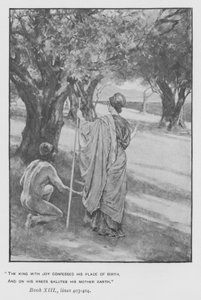 Illustration till påvens Odyssey of Homer (litho)