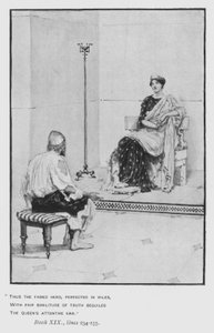 Illustration till påvens Odyssey of Homer (litho) av Walter Paget