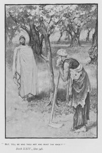 Illustration till påvens Odyssey of Homer (litho) av Walter Paget