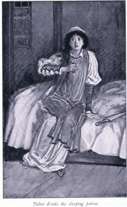 Juliet dricker sömndrycken, 1900-talet