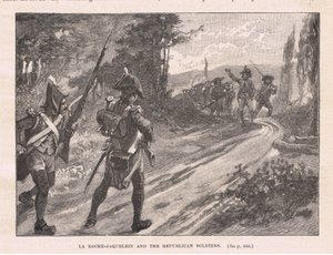 La Roche Jaquelein och de republikanska soldaterna AD 1795 av Walter Paget