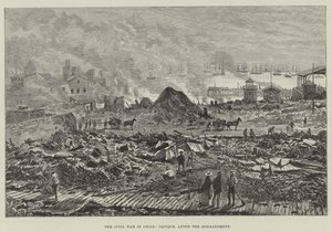Inbördeskriget i Chile, Iquique, efter bombardementet av Walter Paget