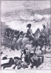 Högländarna i Alma 1854 e.Kr av Walter Paget
