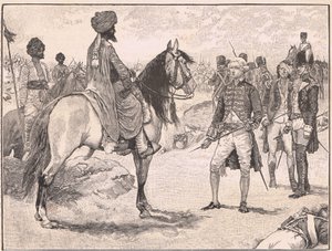 Överlämnandet av Baillie till Hyder Ali AD1780 av Walter Paget