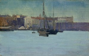 Dieppe hamn (olja ombord) av Walter Richard Sickert