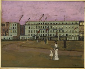L"Hotel Royal, Dieppe, ca 1894 av Walter Richard Sickert