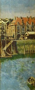 La Darse (Inre hamnen) Dieppe av Walter Richard Sickert