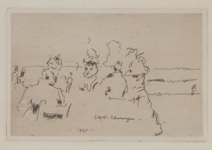Scheveningen, Kaffeeklatsch (skvaller) av Walter Richard Sickert