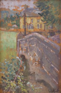 The Bridge, Chagford av Walter Richard Sickert