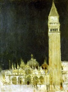 The Campanile, Venedig, ca 1896-97 (olja på duk) av Walter Richard Sickert