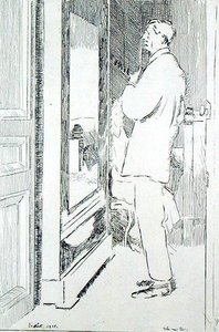 Den nya slipsen av Walter Richard Sickert