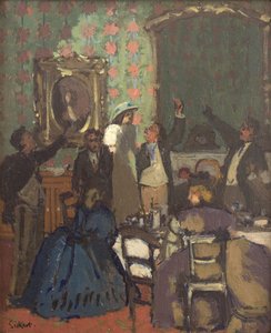 Den rostade skålen. "Trelawny of the Wells av Walter Richard Sickert