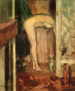 Kvinna som tvättar sitt hår av Walter Richard Sickert
