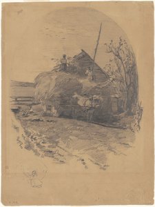 Omröstning [recto] av Walter Shirlaw
