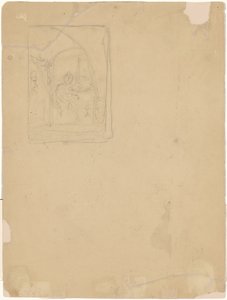 Studie av en interiör [verso] av Walter Shirlaw