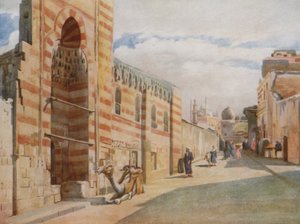 En moské i kvarteret Saida Zeineb, Kairo