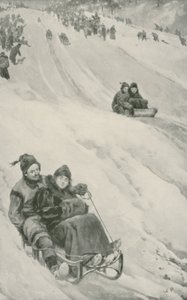 En kälkbacke i Kanada av Walter Stanley Paget