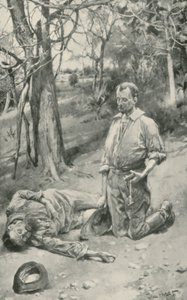 King tittar på Burkes sista ögonblick av Walter Stanley Paget