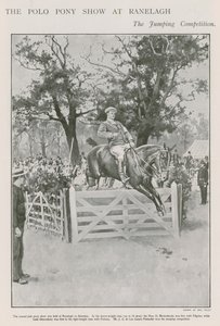 Poloponnyshowen på Ranelagh, hopptävlingen av Walter Stanley Paget