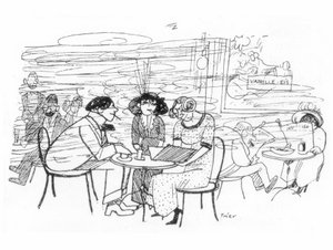 Författare i Café des Westens