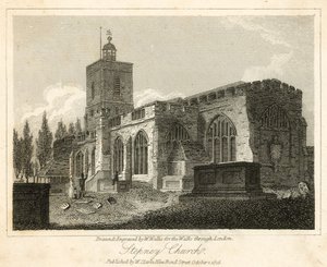 Stepney Church, London av Walter Wallis