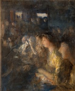 Scen på en teater, 1912.