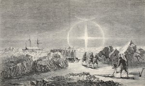 A Funeral on the Ice, The Effect of Paraselena (Mock Moons) 1859