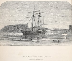 Räven lämnar Beachey Island, 1859 av Walter William May