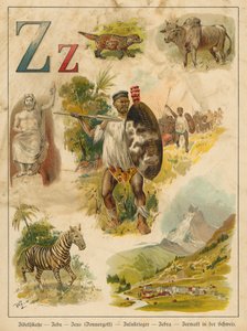 Bokstaven Z (chromolitho)