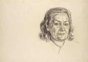 Porträtt av Adele List av Walther Gamerith