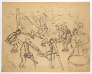 Studie om "The Survivors" av Walther Gamerith
