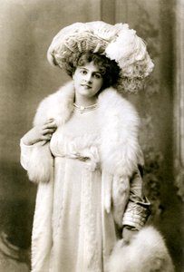 Marie Studholme 1875-1930, engelsk skådespelerska, 1900-tal.