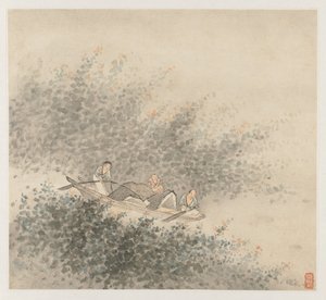 Album of Landscapes: Leaf 6, 1677. av Wang Gai
