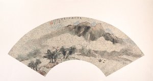 Landskap, 1800-talet. av Wang Tingru